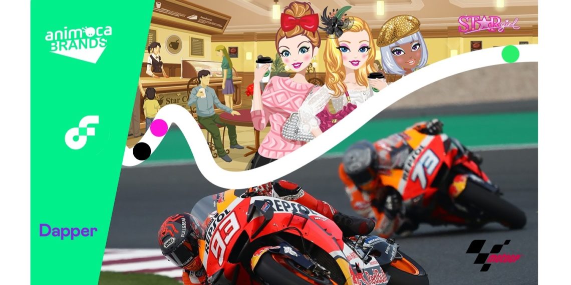 Videojuegos Star Girls y MotoGP en blockchain Flow