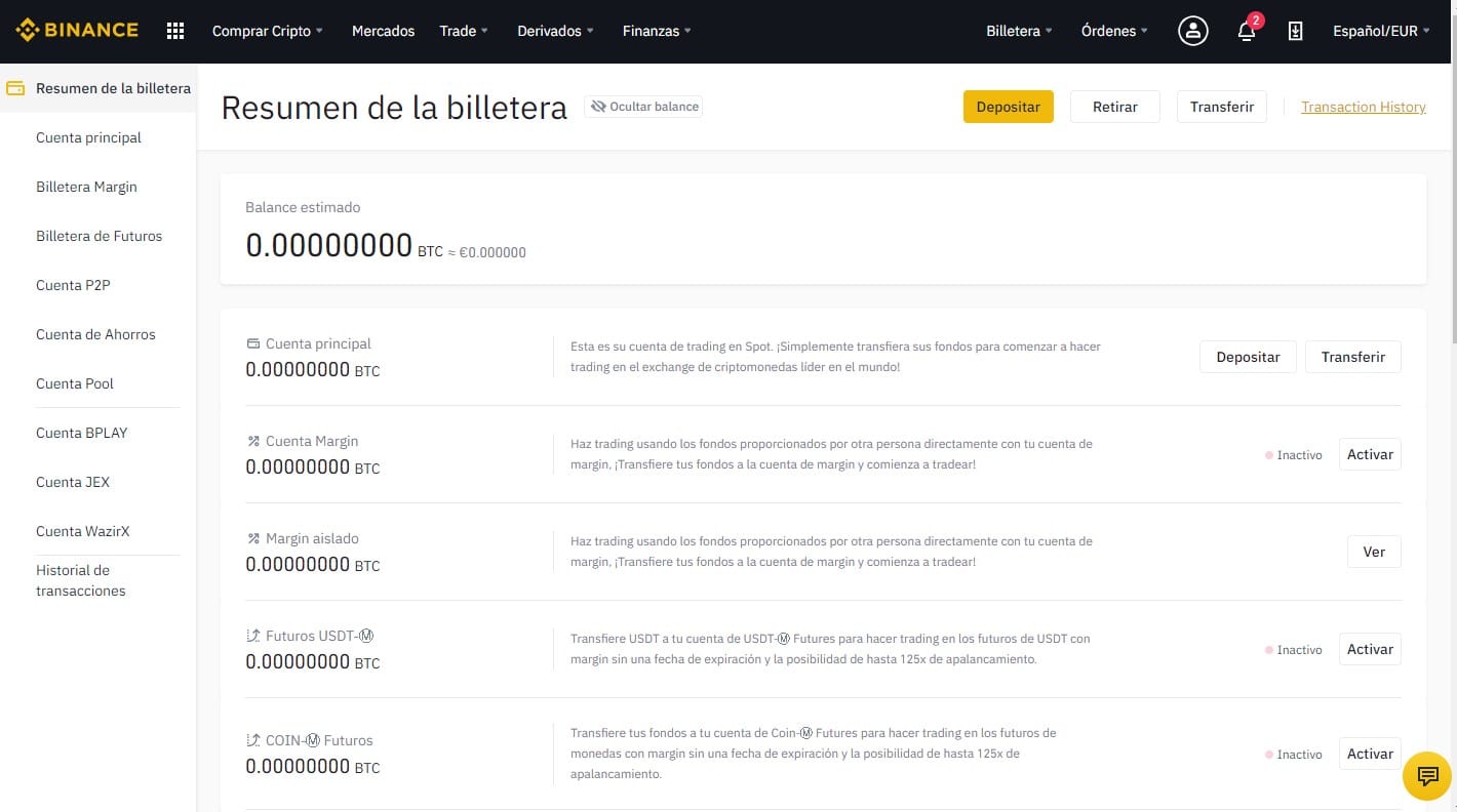 opciones-carteras-Binance