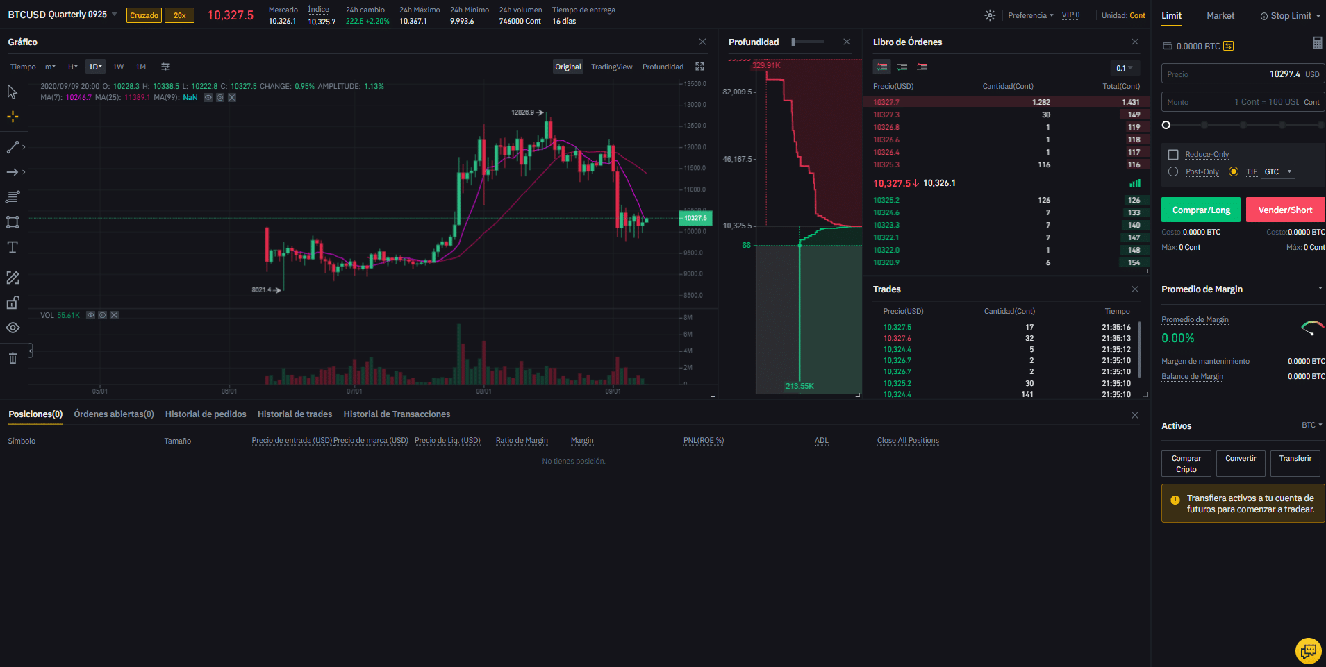 Interfaz para trading con futuros de criptomonedas en Binance - CriptoNoticias