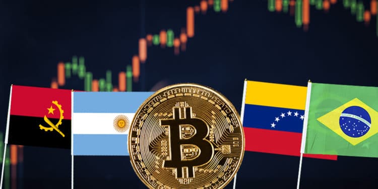 aumento precio bitcoin Brasil Argentina Venezuela