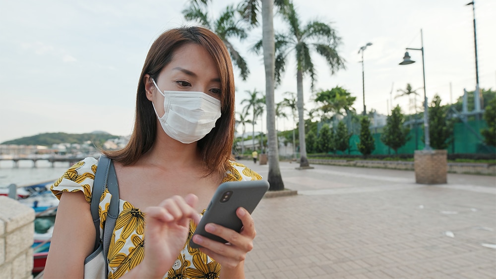 aplicación móvil salud coronavirus 2020