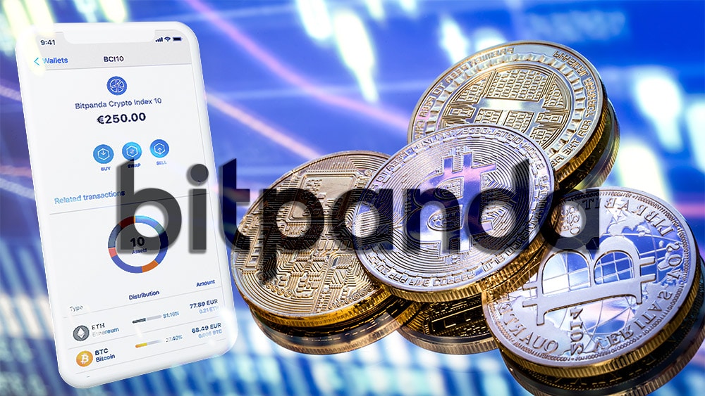 Bitpanda lanza índices de criptomonedas. Composición por CriptoNoticias. bitpanda / bitpanda.com ; bitpanda / bitpanda.com.com ; @pvproductions / Freepik.com