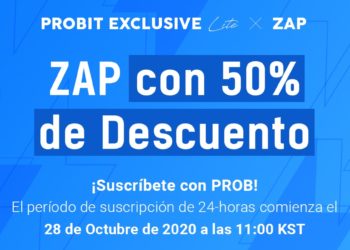 Protocolo ZAP cotiza en ProBit