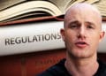 Brian Armstrong, CEO de Coinbase, preocupado con fondo de libros de Regulaciones.