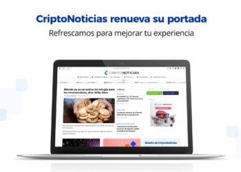 Nueva página de inicio de CriptoNoticias.