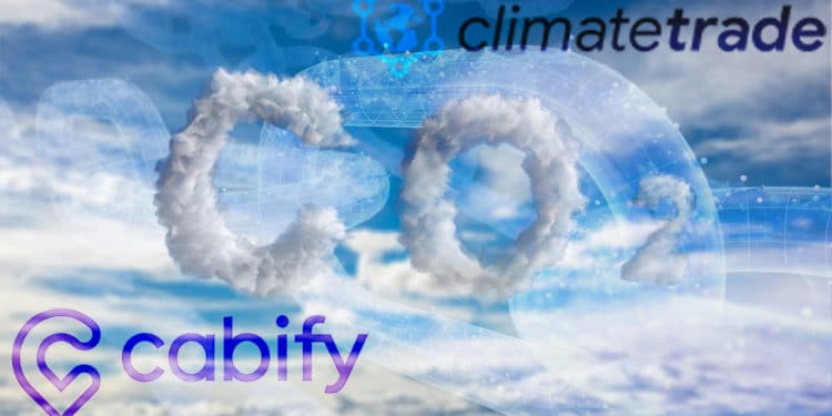 emisiones Co2 españa blockchain cabify climatetrade