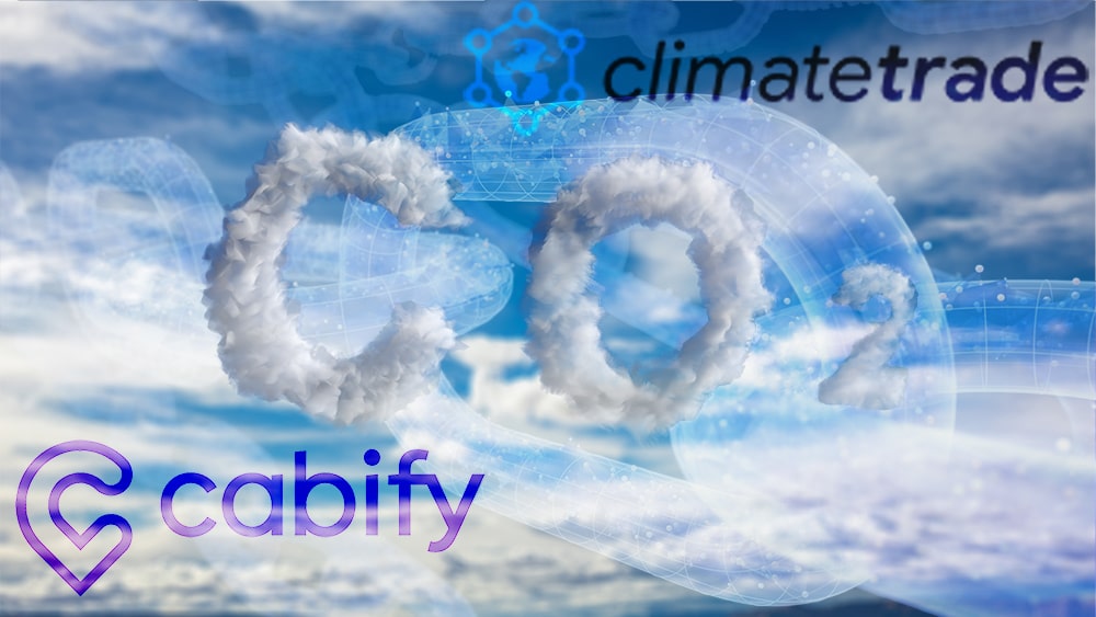 emisiones Co2 españa blockchain cabify climatetrade