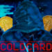 Hacker con monedas de bitcoin y monederos coldcard y logo. Composición por CriptoNoticias. Cold Card / coldcardwallet.com; @COLDCARDwallet / Twitter.com; @rawpixel.com / Freepik.com.