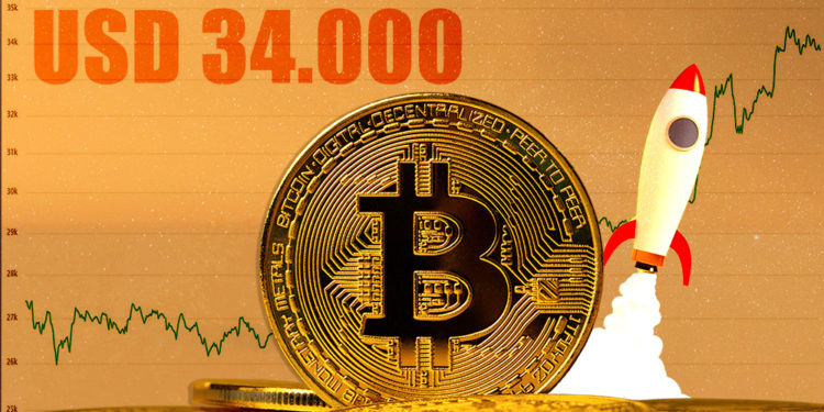 aumento precio bitcoin alto histórico criptomoneda mercado