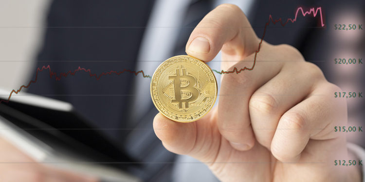 baja valor BTC comercio industria