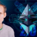 Vitalik Buterin frente a logo de Ethereum con manos digitales superpuestas. Composición por CriptoNoticias. Ethereum / wikipedia.org; DigitexFutures
 / medium.com; rawpixels / freepik.com