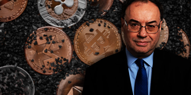Banco inglaterra criptomonedas Andrew Bailey