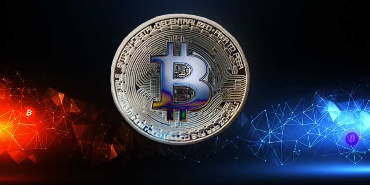 satoshi Nakamoto BTC red