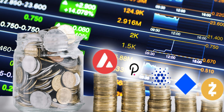 polkadot ADA zcash mercado
