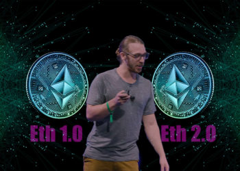 Danny Ryan entre monedas de Ethereum sobre redes digitales. Composición por CriptoNoticias. Slon pics / slon.pics; Ethereum / youtube.com; starline / elements.envato.com.