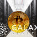 Logo de Galaxy Digital frente a moneda de Bitcoin sobre fondo de granja de minería de criptomonedas. Composición por CriptoNoticias. ESchweitzer / elements.envato.com; Galaxi Digital / galaxidigital.io; Pressmaster / elements.envato.com.