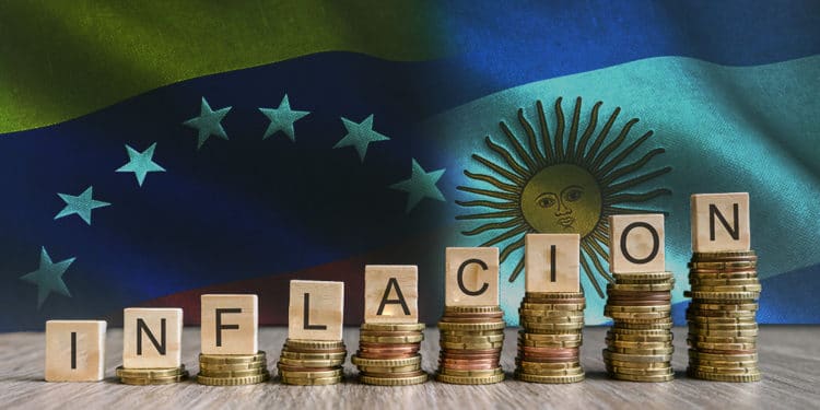 aumento inflación venezuela argentina uso criptomonedas bitcoin