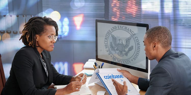 registro acciones coinbase bolsa valores Estados Unidos