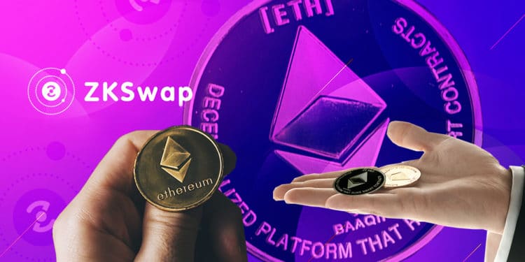 intercambio tokens ethereum zkswap