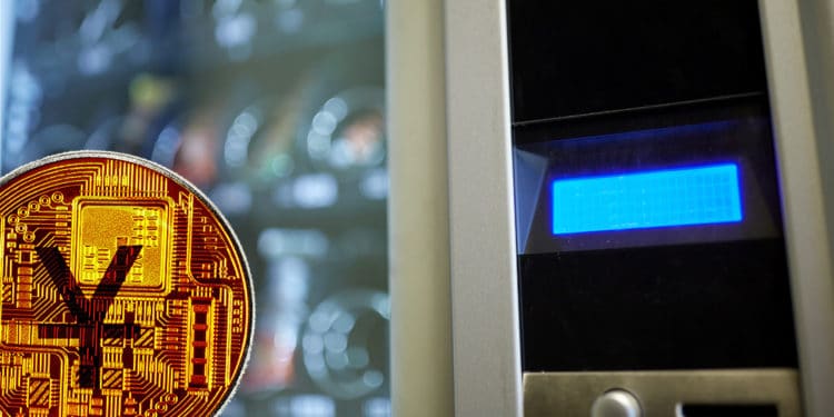yuan digital compras máquinas expendedoras