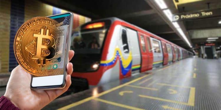 adopción criptomonedas bitcoin venezuela metro caracas