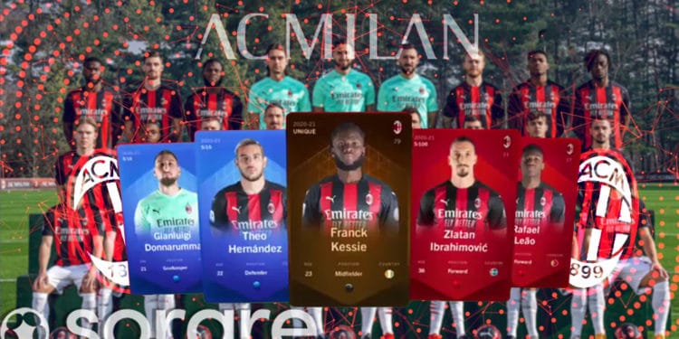 cartas coleccionables futbol fantasy sorare AC milan