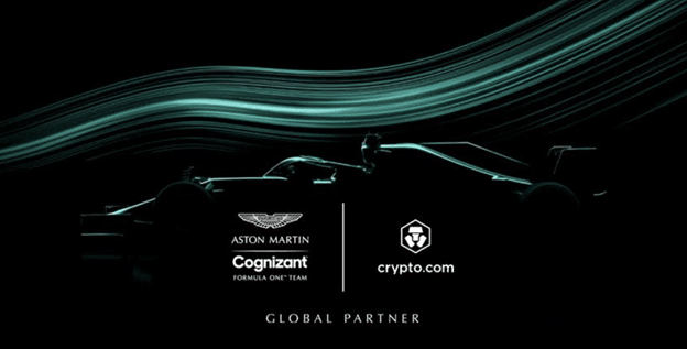 Asociacion de Crypto.com con Aston Martin Formula One Team