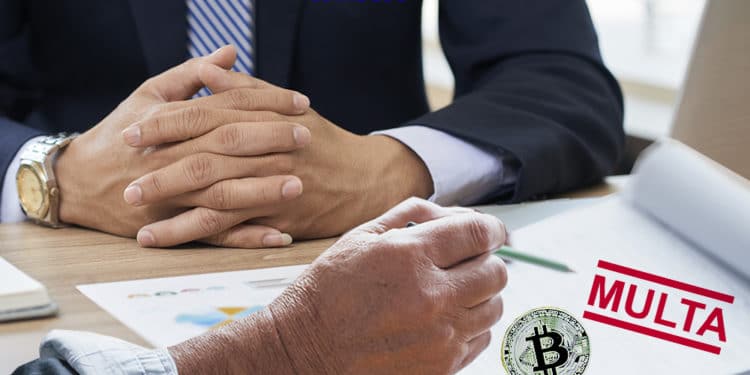 empresario BTC multado exchange