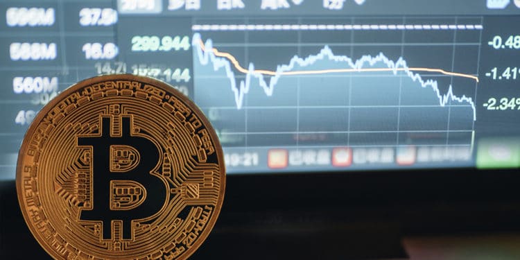 BTC criptomoneda valor mercado caida