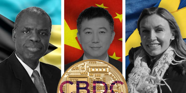 monedas digitales bancos centrales china bahamas suecia