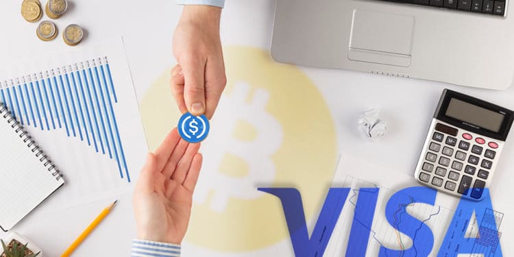 transacciones stablecoins visa criptomonedas bitcoin
