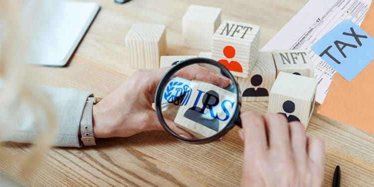 IRS Estados Unidos regulación NFT impuestos
