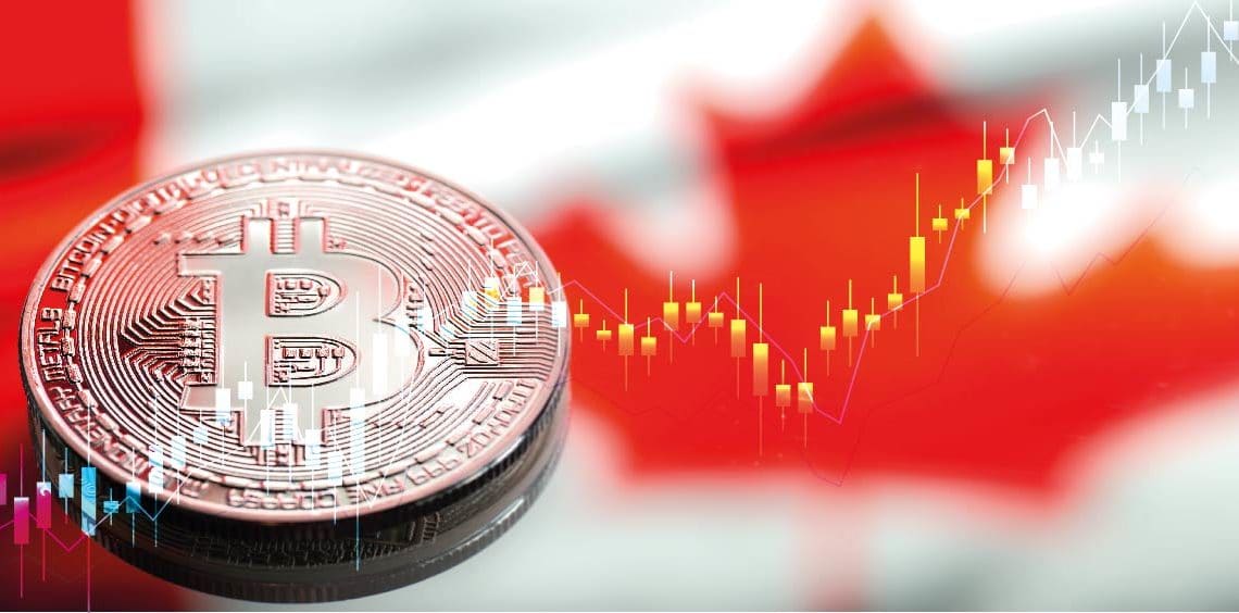 bitcoin canada gráfico en alza