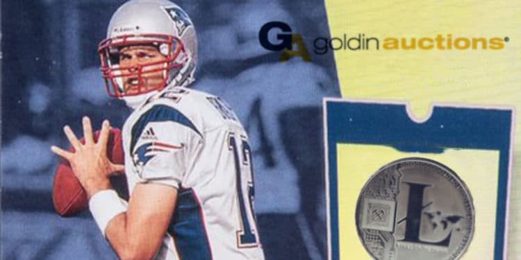 tom brady coleccionable litecoin goldin auctions