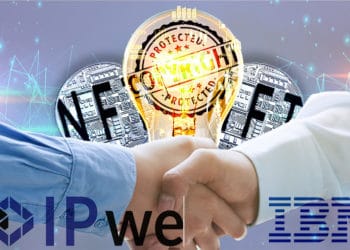 asociación IBM IPwe propiedad intelectual nft tokens