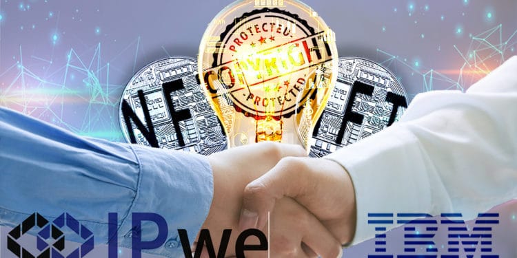 asociación IBM IPwe propiedad intelectual nft tokens