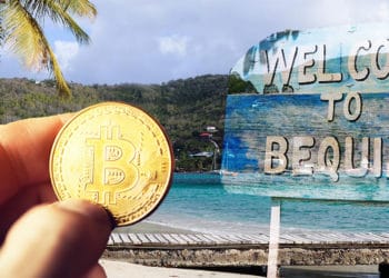 pagos criptomoendas bitcoin isla caribe Berquia esquivar restricciones bancos