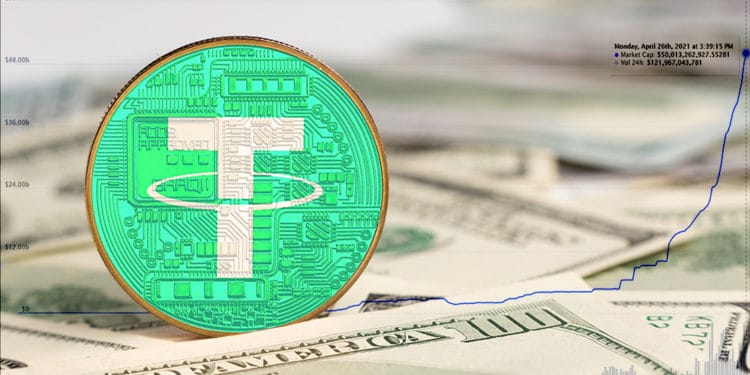aumento capitalización mercado stablecoin tether