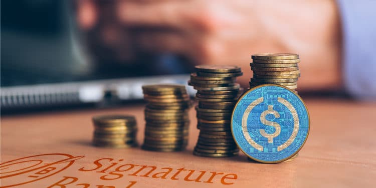 resrevas stablecoin USDC circle signature bank