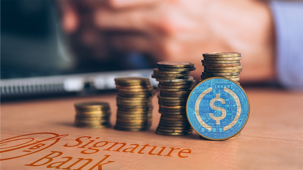 resrevas stablecoin USDC circle signature bank