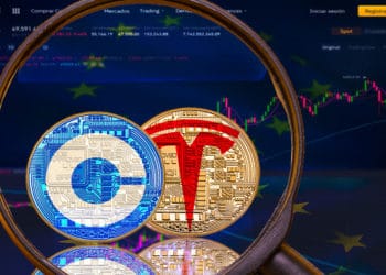 comercio tokens acciones empresas coinbase tesla europa binance