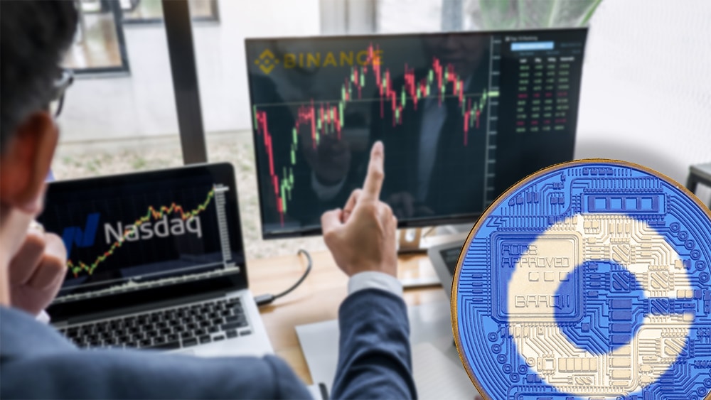 token acciones coinbase nasdaq bolsa valores binance