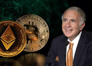 Carl Icahn con bitcoin y ether.