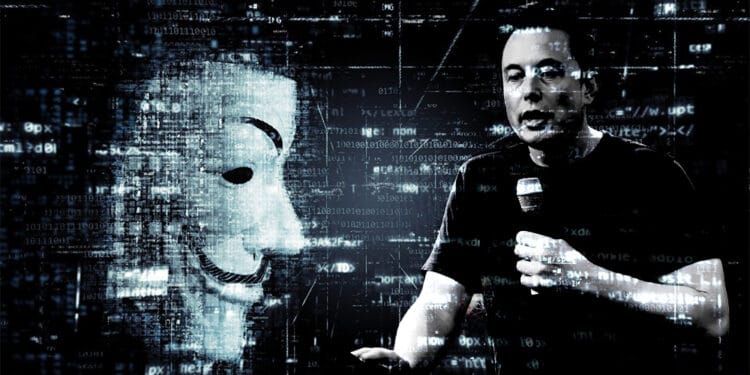 anonymous crítica elon musk criptomonedas