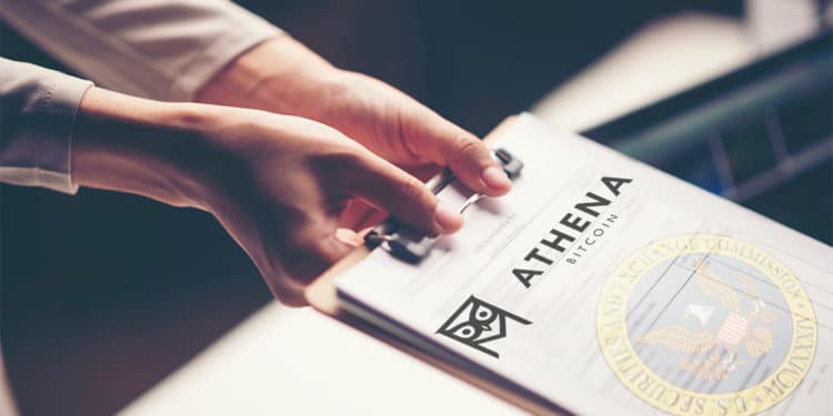 solicitud cotización publica bolsa estados unidos SEC Athena Bitcoin