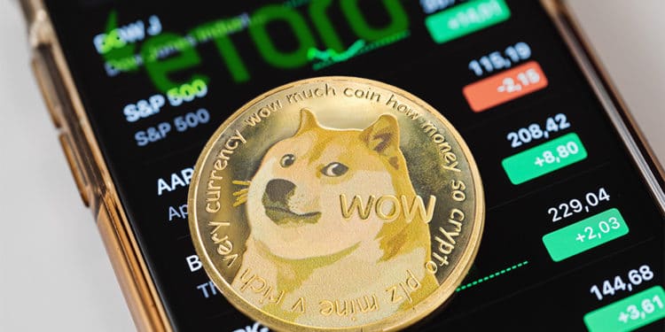 eToro exchange lista dogecoin aumento precio capitalización