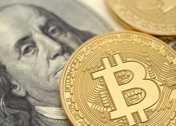 Bitcoin y sobre dólar.