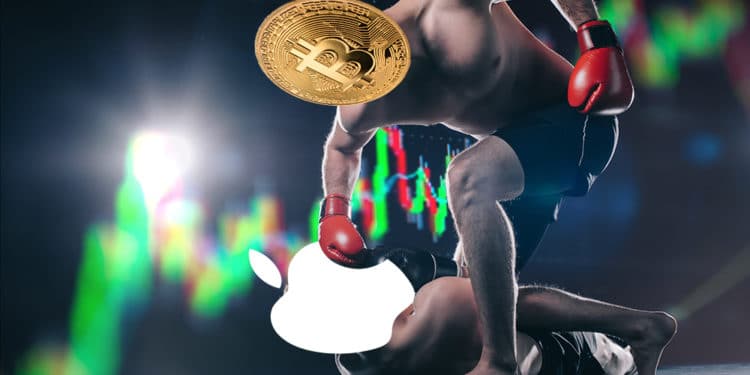 volumen comercio trading acciones apple cripotmoneda bitcoin