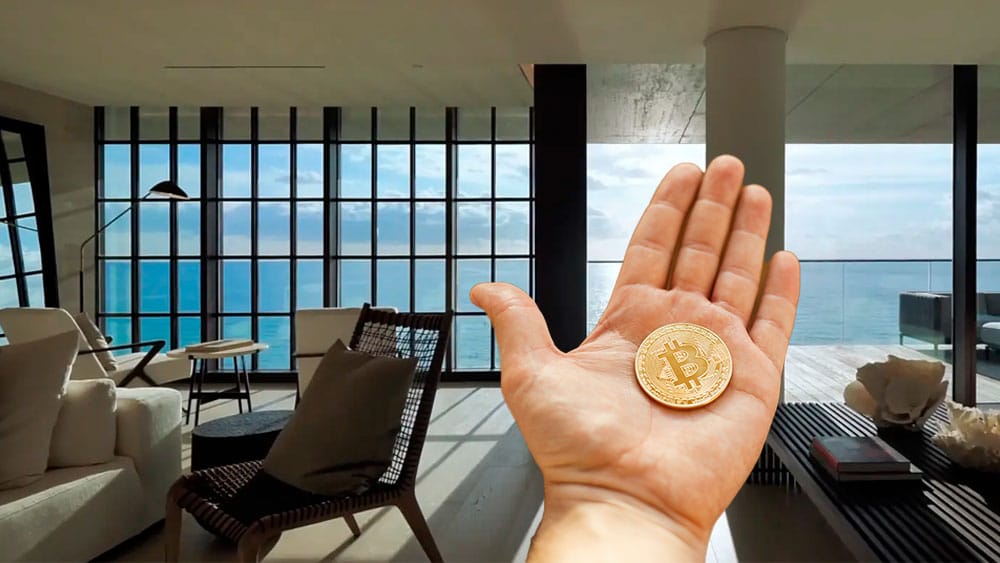 Condo pagado en bitcoin.