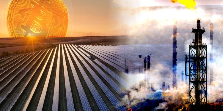 energpia renovable minería bitcoin consumo industra petroleo